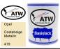 Preview: Opel, Costabeige Metallic, 419: 1L Lackdose, von ATW Autoteile West.